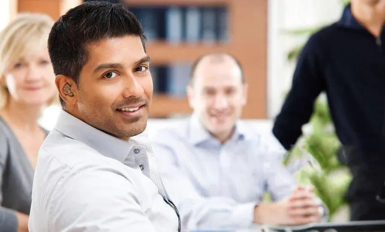 group of business people looking at the camera.