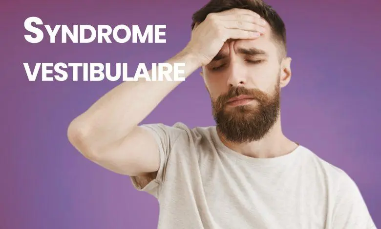 Homme préoccupé par le syndrome vestibulaire.