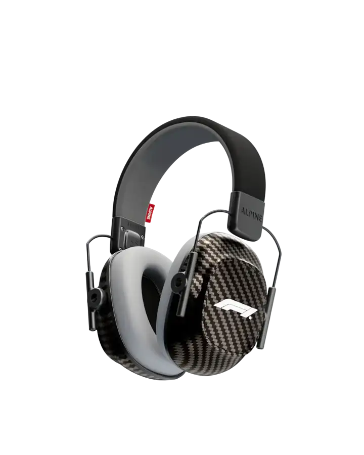 Casque audio design en fibre de carbone