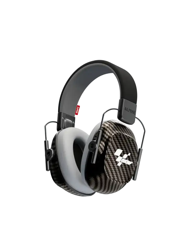 Casque audio noir et blanc, design moderne