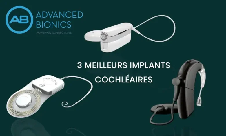 Trois implants cochléaires innovants de Advanced Bionics.