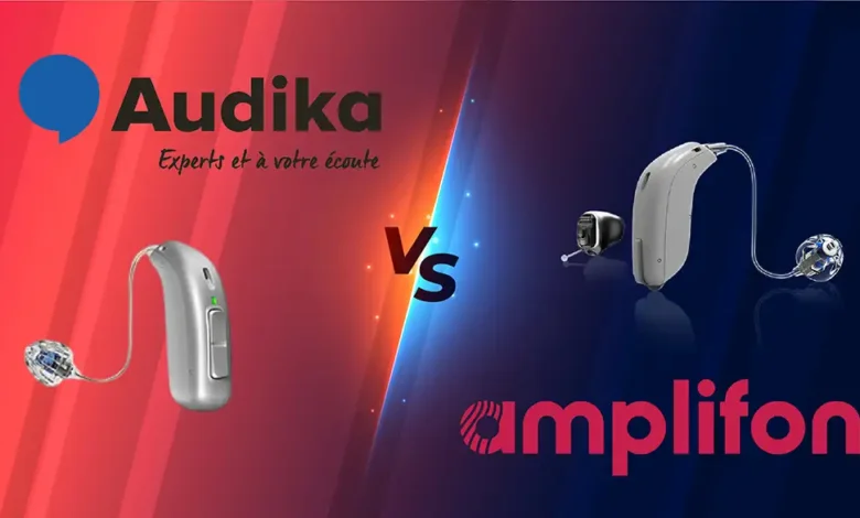 Comparaison appareils auditifs Audika et Amplifon