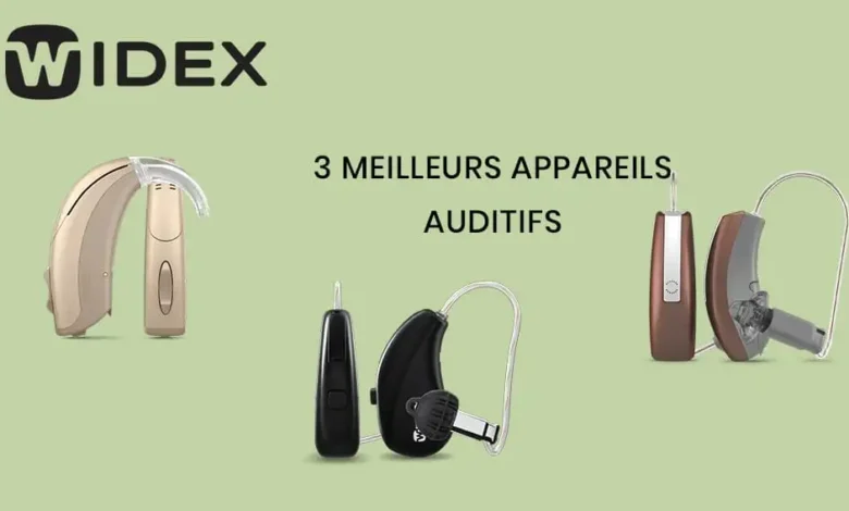 Appareils auditifs Widex modernes et performants.